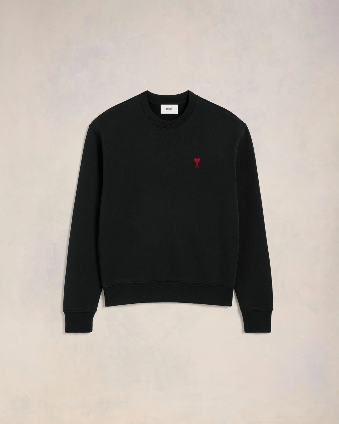 AMI Paris - Black Red Ami De Coeur Sweatshirt - Kalifornia Jean Bar