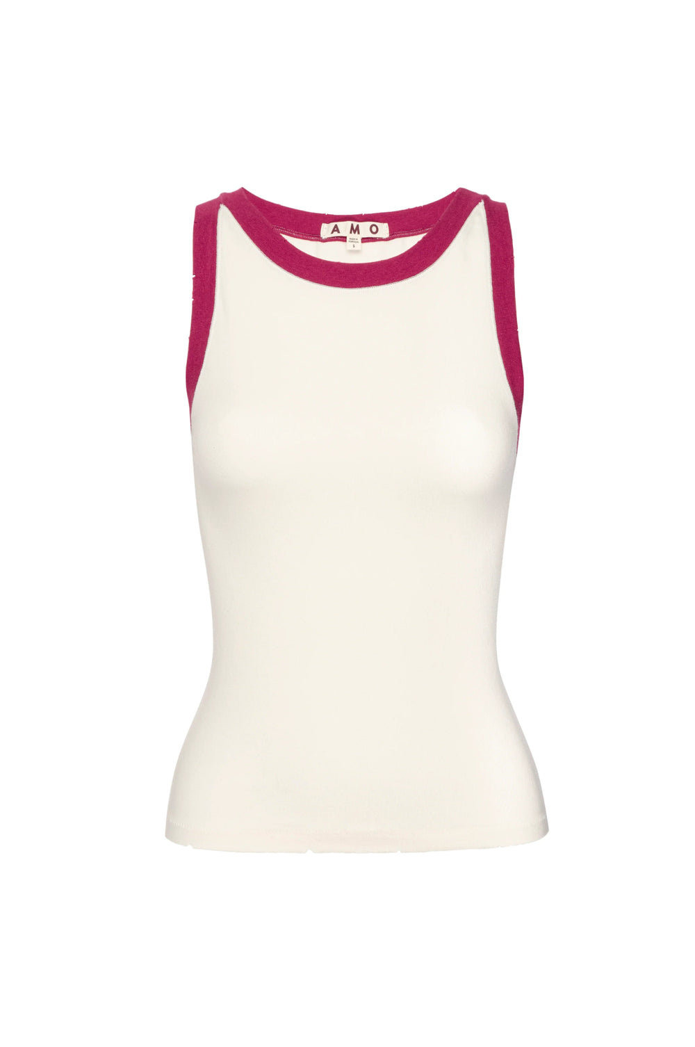 Amo - Dazzling Tank in Bone/Pinot - Kalifornia Jean Bar