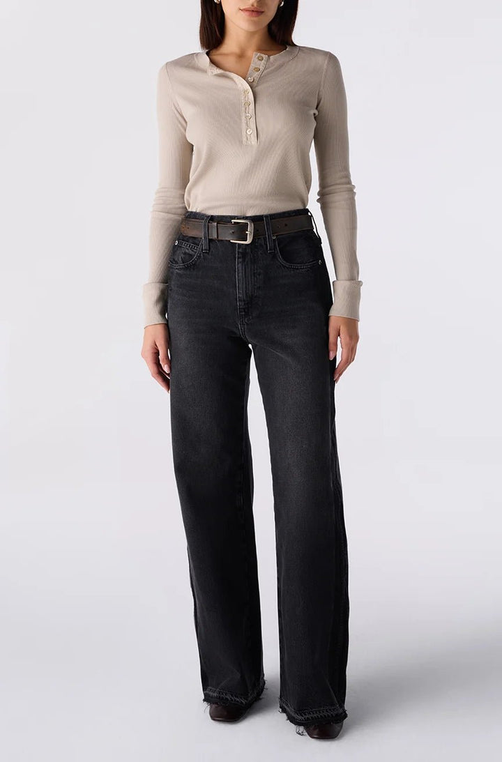 Amo - Frida Wide Leg Jean in Recall - Kalifornia Jean Bar