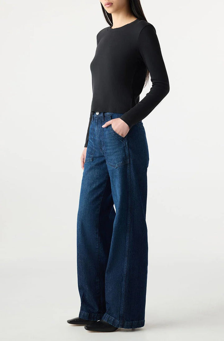 Amo - Greta Trouser in Heartthrob - Kalifornia Jean Bar
