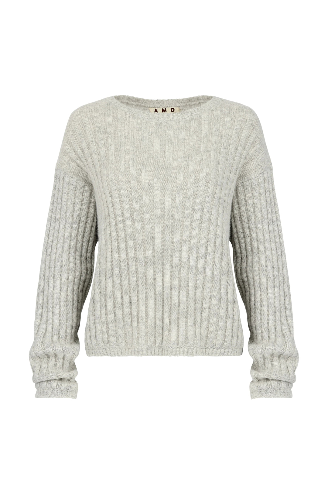 Amo - Hallie Sweater in Bone Heather - Kalifornia Jean Bar