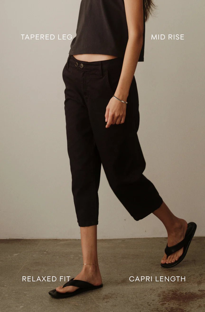 AMO - Isla Pant in Vintage Black - Kalifornia Jean Bar