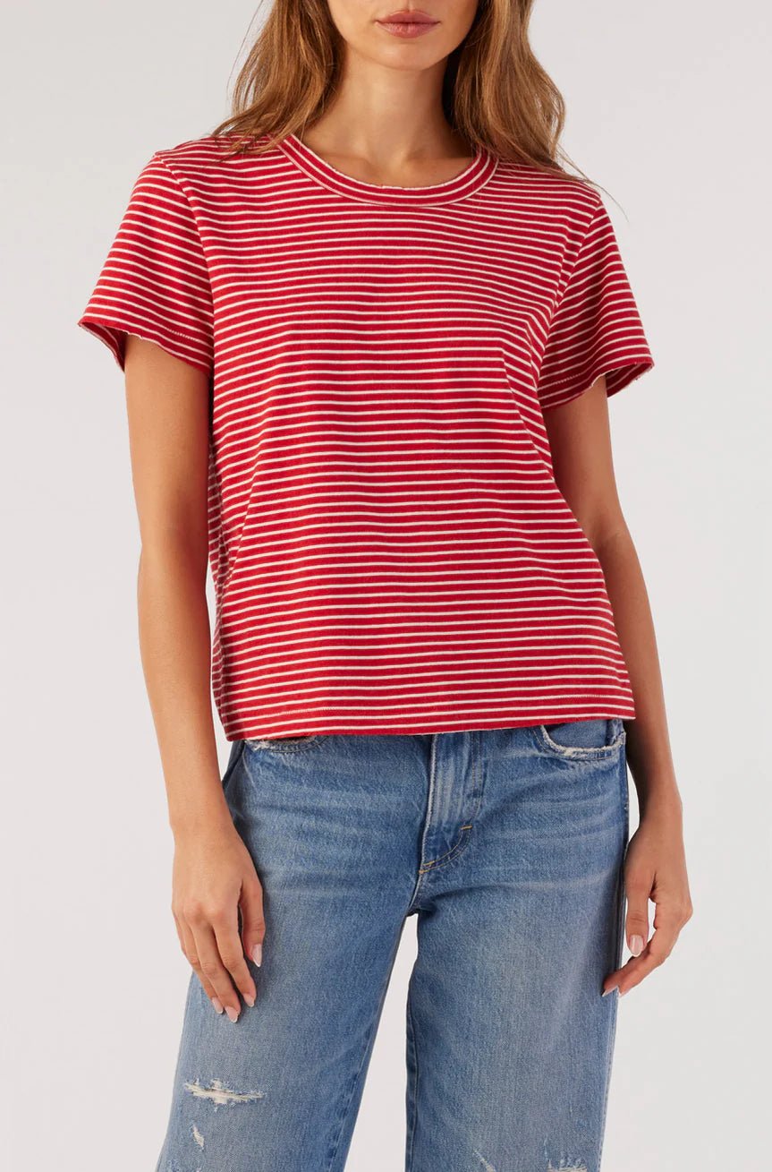 Amo - Love Tee in Cherry/Natural - Kalifornia Jean Bar