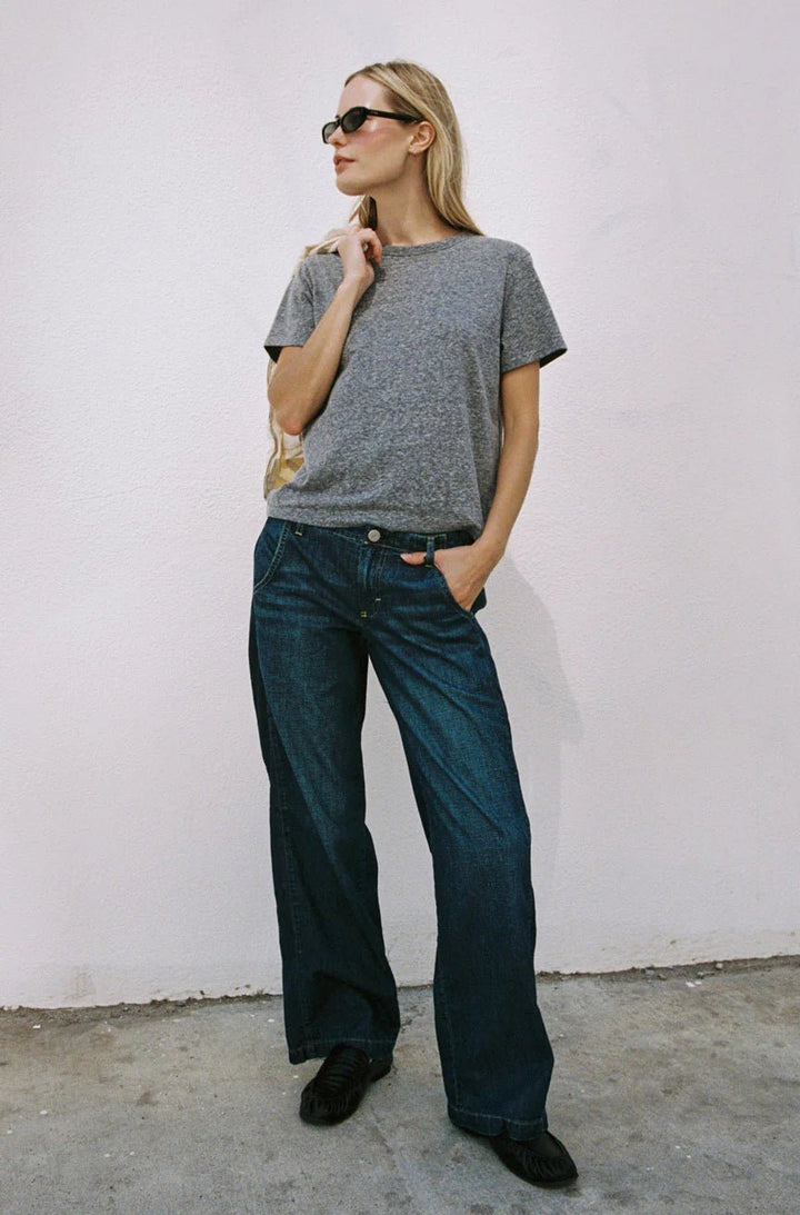 Amo - Margot Trouser in Freeze - Kalifornia Jean Bar