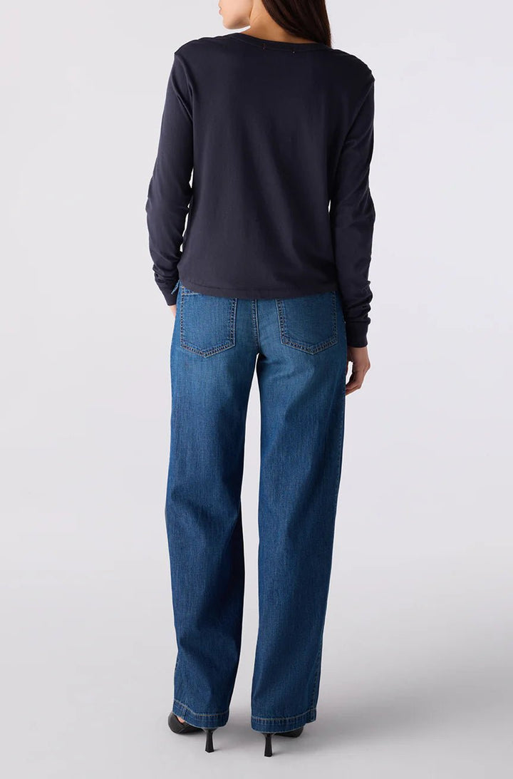 Amo - Margot Trouser in Freeze - Kalifornia Jean Bar