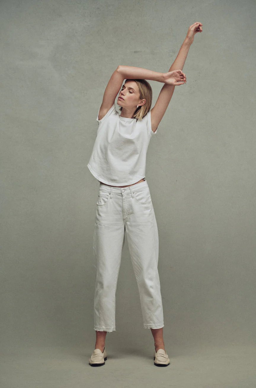 Amo - Maria Denim in Chalk - Kalifornia Jean Bar