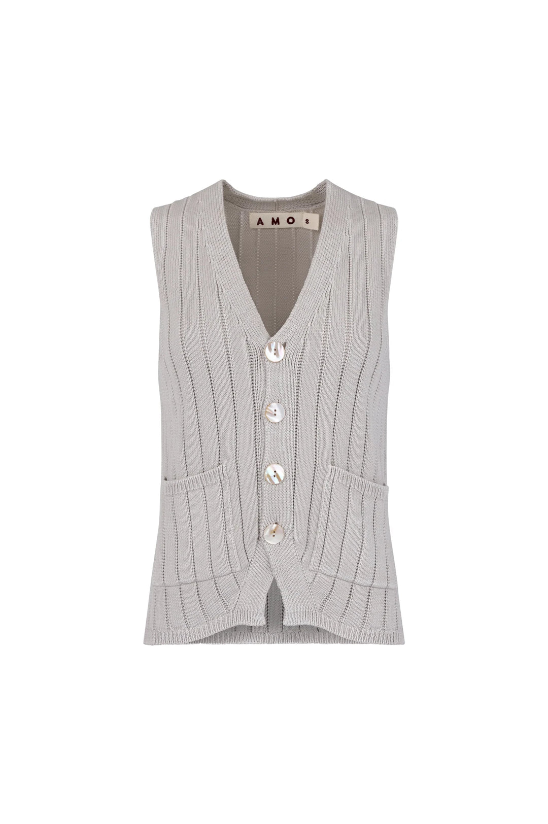 Amo - Marlowe Sweater in Saltstone - Kalifornia Jean Bar