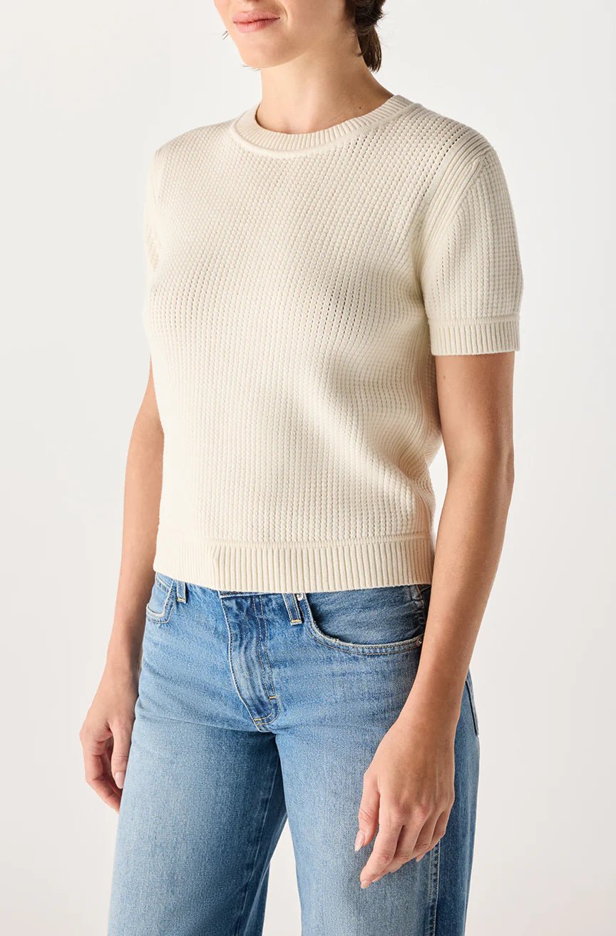 AMO - Noa Sweater in Bone - Kalifornia Jean Bar