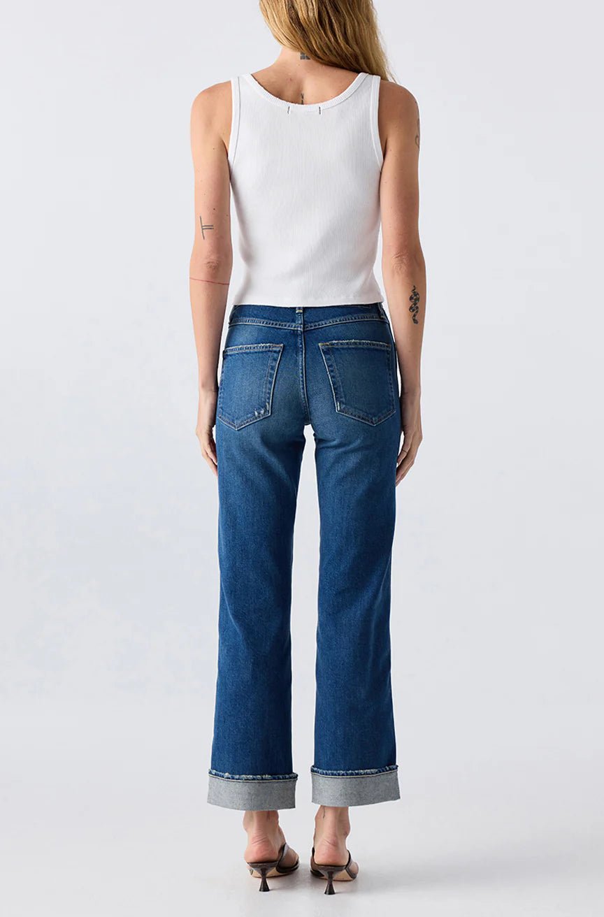 Amo - Rosa Flare Jean in Lush - Kalifornia Jean Bar