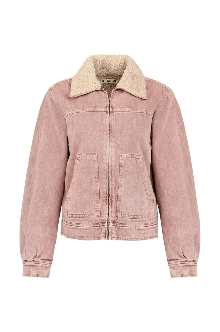 Amo - Zoe Jacket in Tawny - Kalifornia Jean Bar