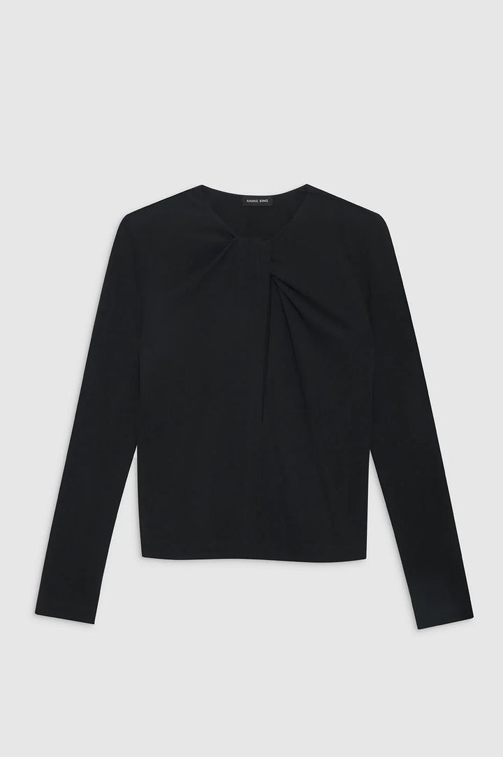 Anine Bing - Amaya Top in Black - Kalifornia Jean Bar