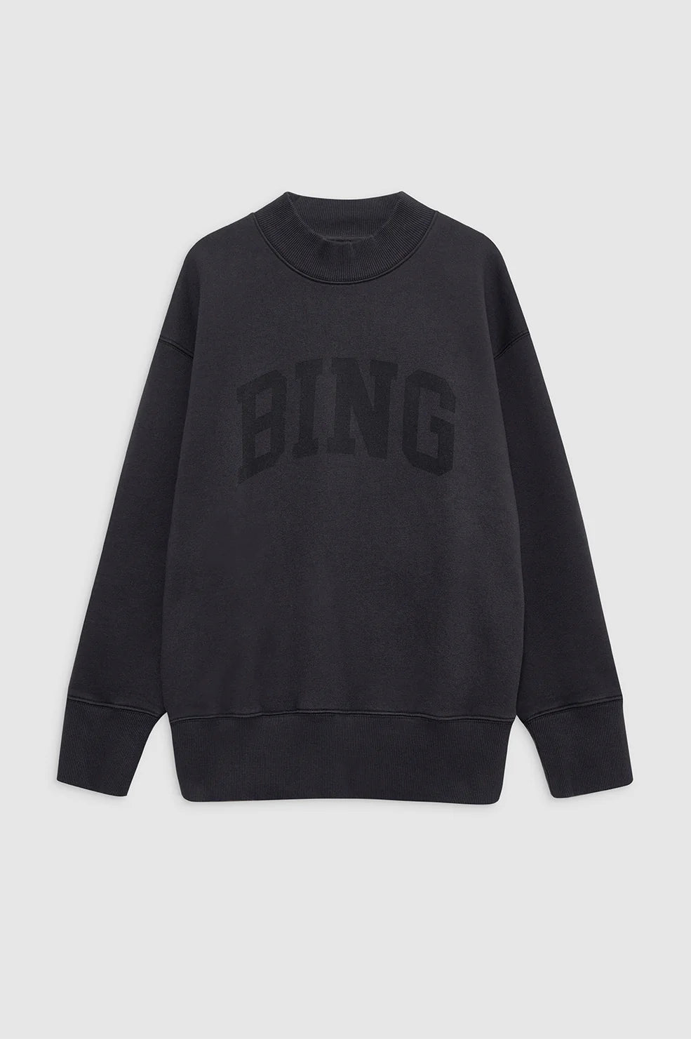 Anine Bing - Bradie Sweatshirt Bing in Black - Kalifornia Jean Bar