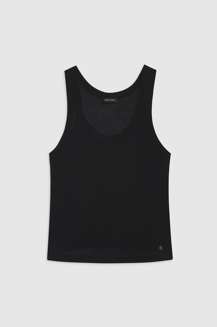 Anine Bing - Brine Cashmere Tank Black - Kalifornia Jean Bar