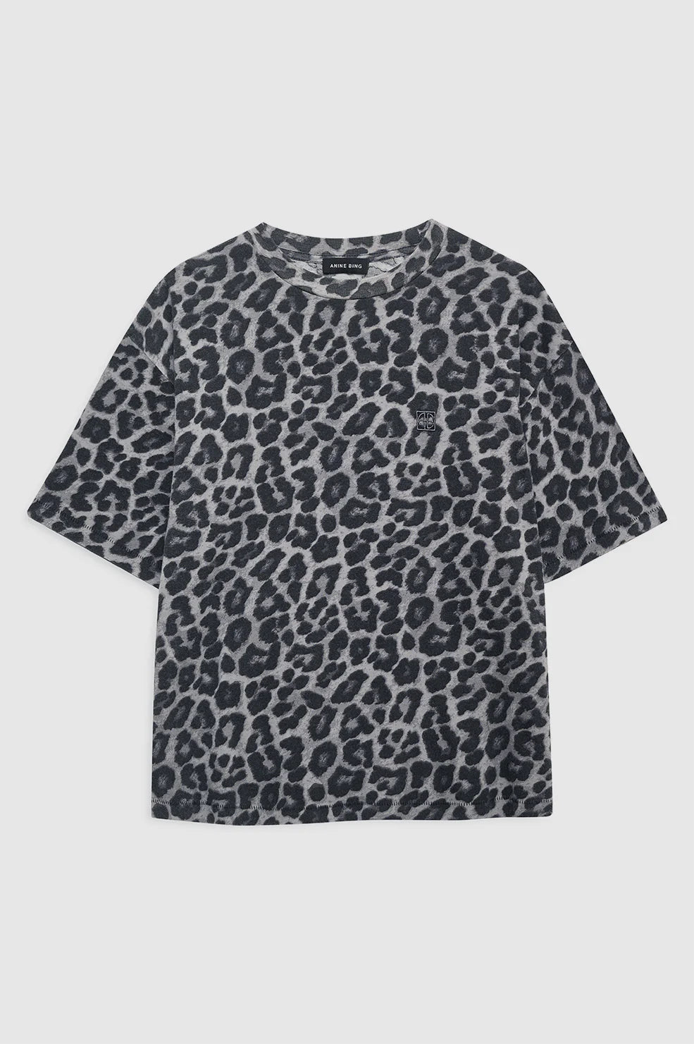 Anine Bing - Cohen Tee Grey Leopard - Kalifornia Jean Bar