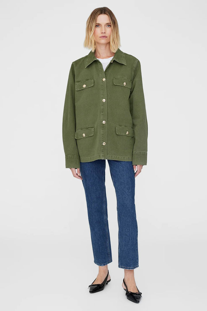Anine Bing - Corey Jacket in Army Green - Kalifornia Jean Bar