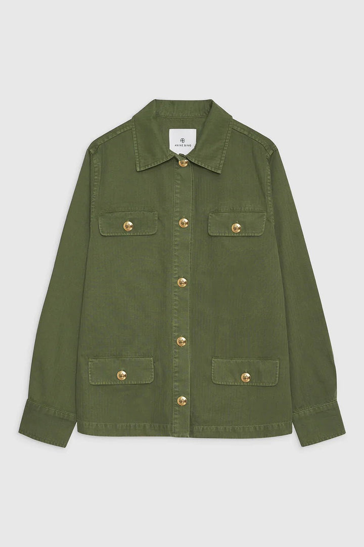Anine Bing - Corey Jacket in Army Green - Kalifornia Jean Bar