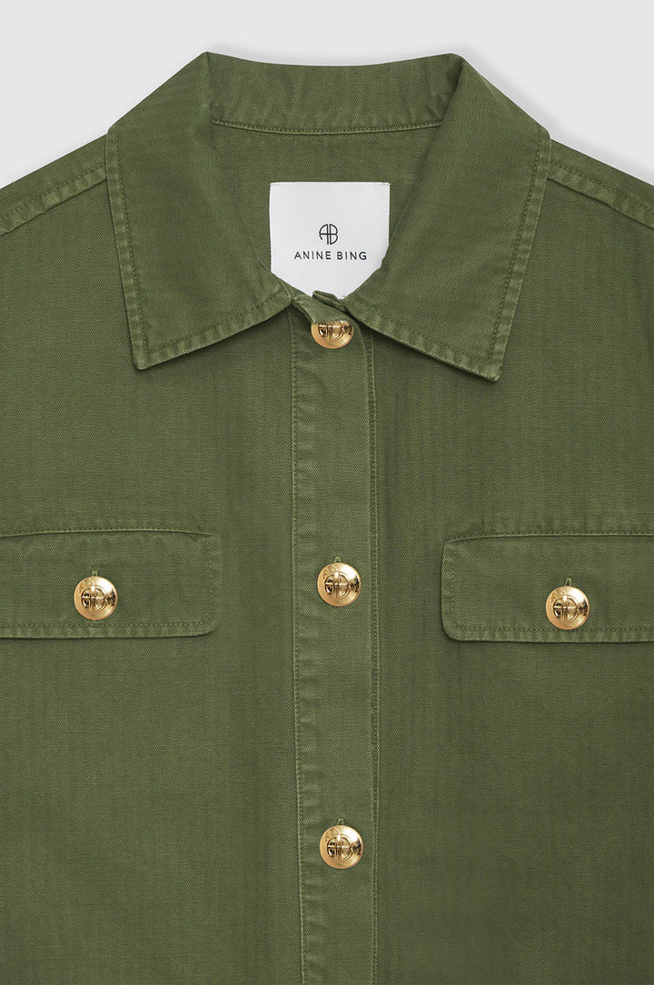 Anine Bing - Corey Jacket in Army Green - Kalifornia Jean Bar