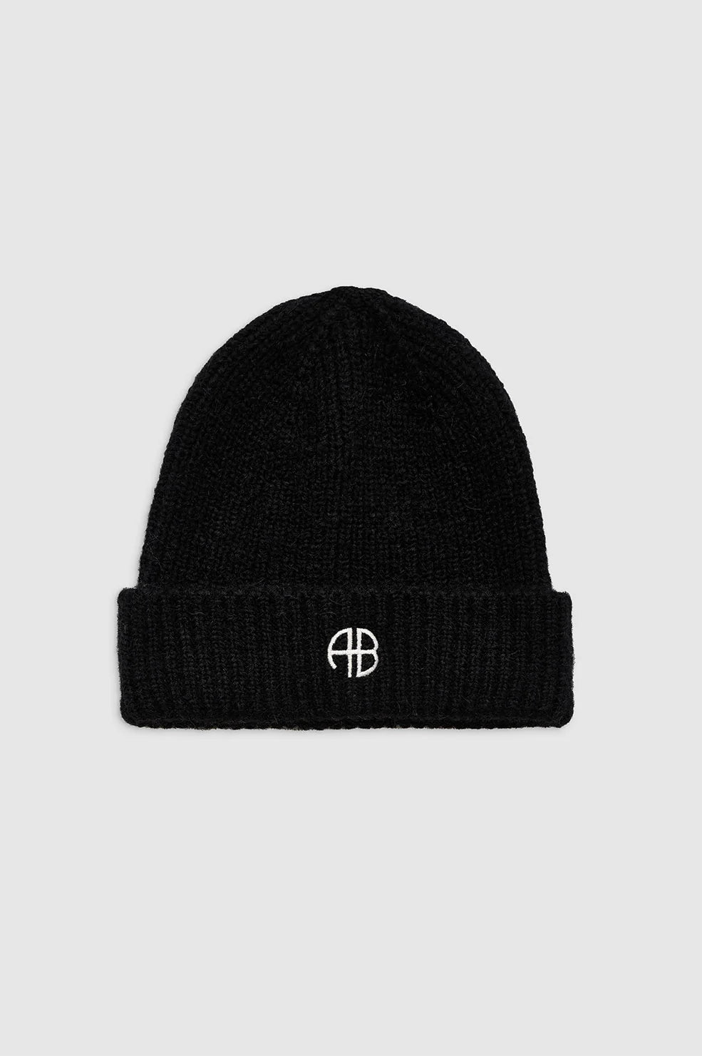 Anine Bing - Elia Beanie in Black - Kalifornia Jean Bar