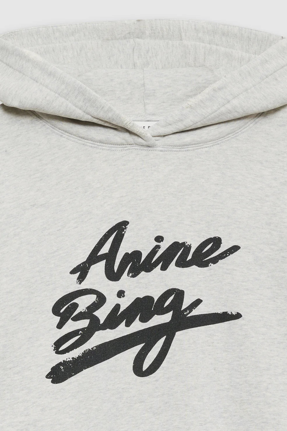 Anine Bing - Harvey Signature Sweatshirt in Heather Grey - Kalifornia Jean Bar