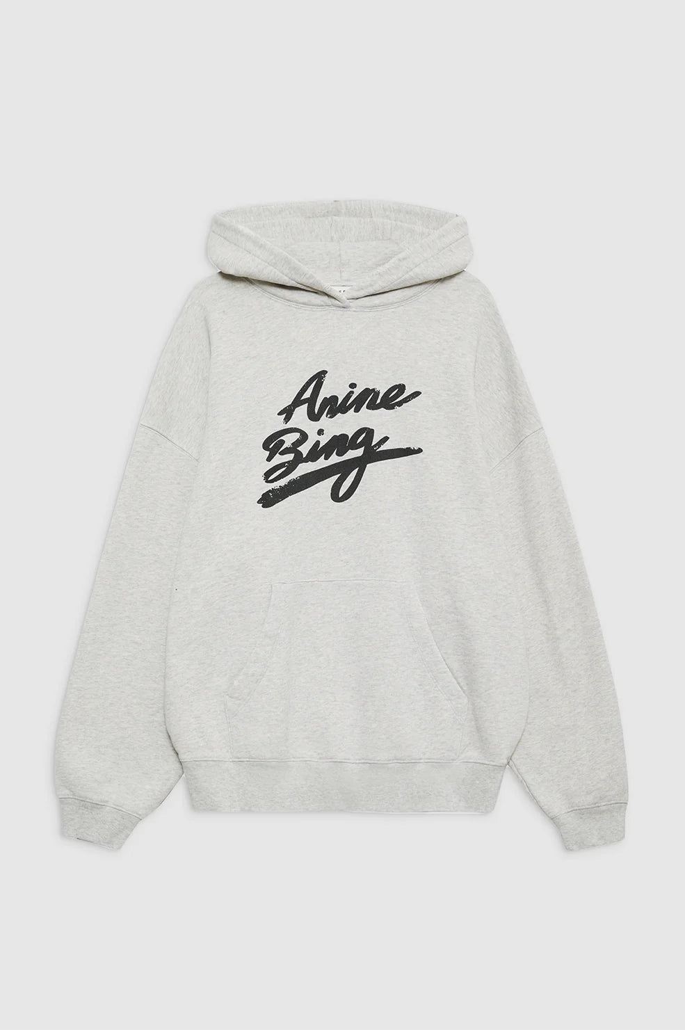 Anine Bing - Harvey Signature Sweatshirt in Heather Grey - Kalifornia Jean Bar