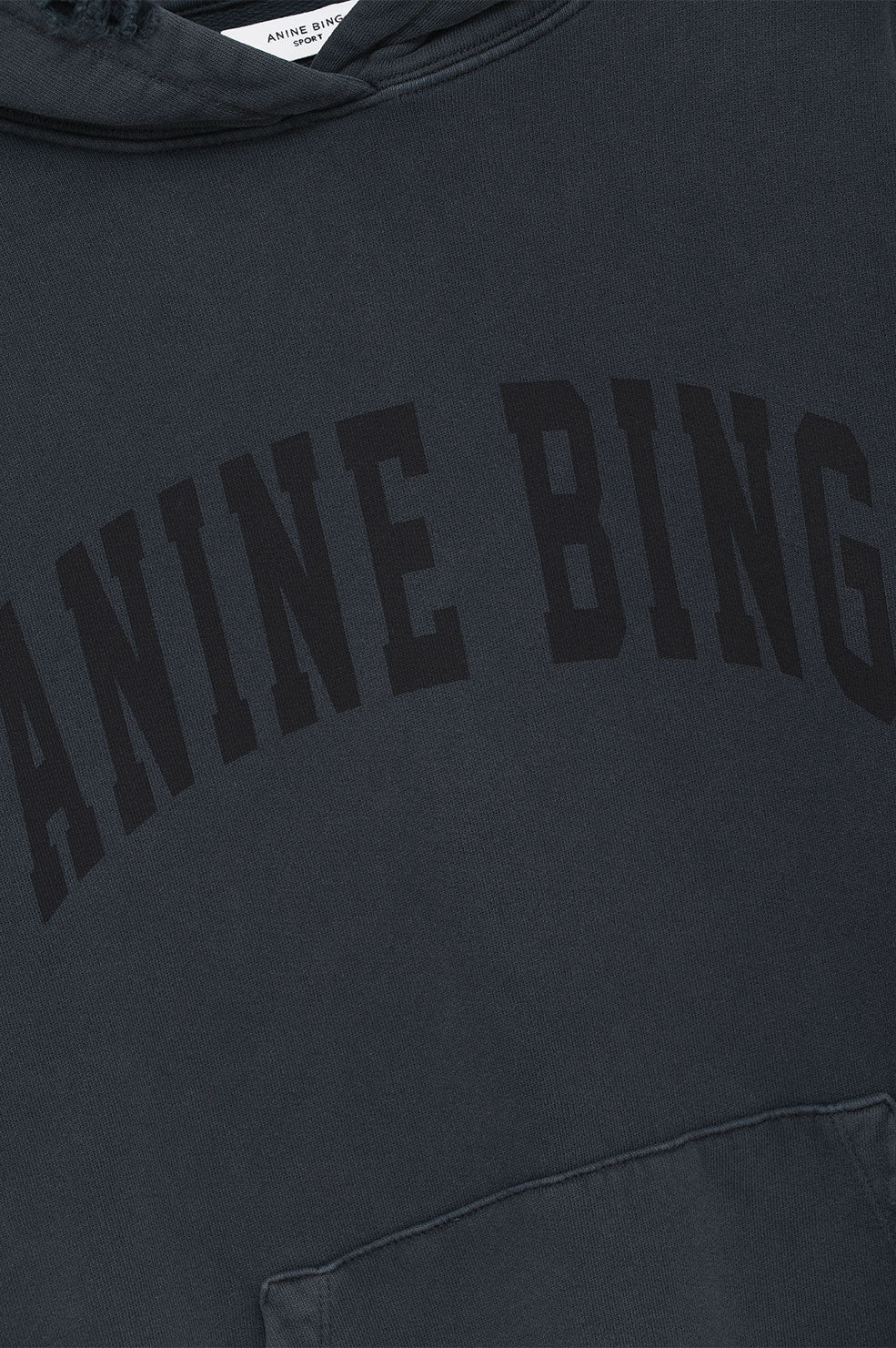 Anine Bing - Harvey Sweatshirt in Dark Washed Black - Kalifornia Jean Bar