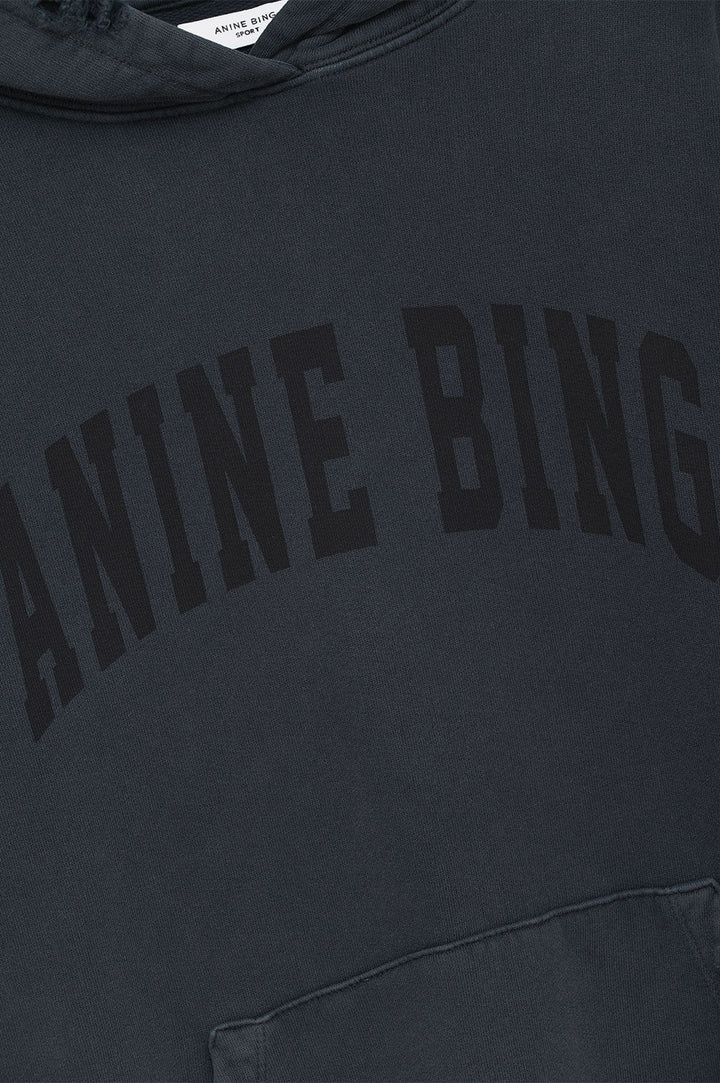 Anine Bing - Harvey Sweatshirt in Dark Washed Black - Kalifornia Jean Bar