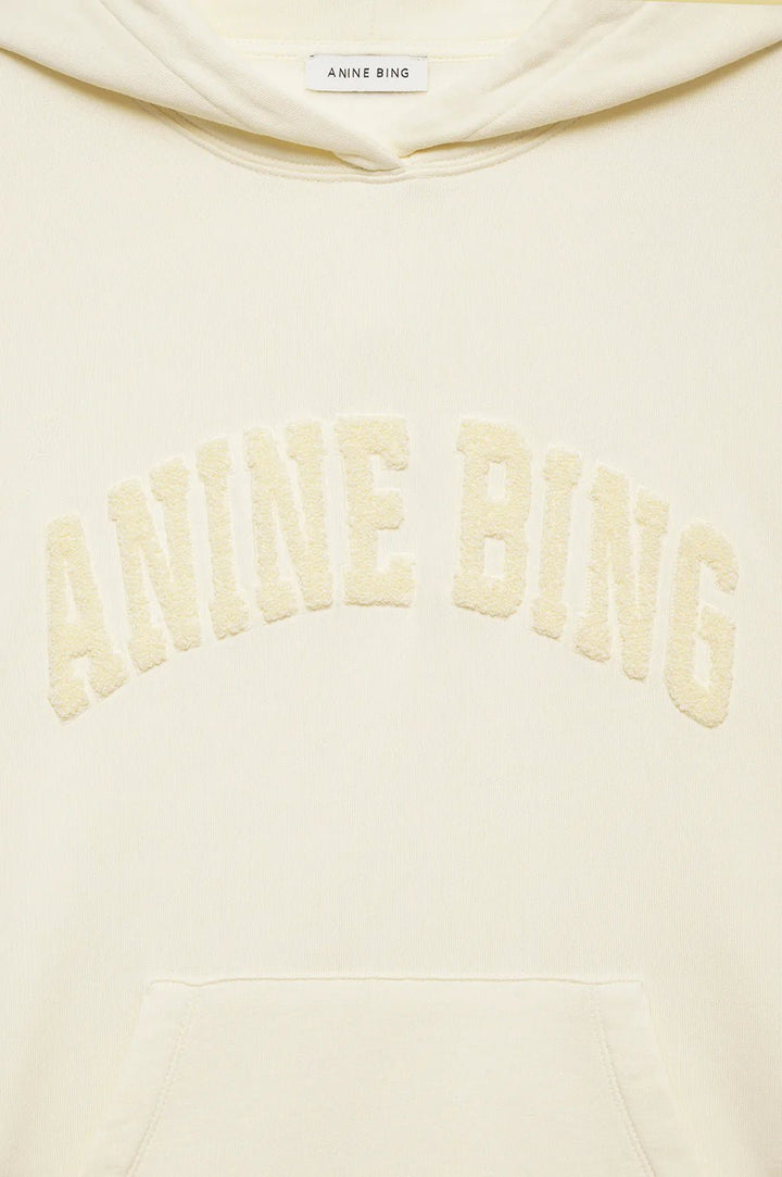 Anine Bing - Harvey Sweatshirt - Washed Cream - Kalifornia Jean Bar