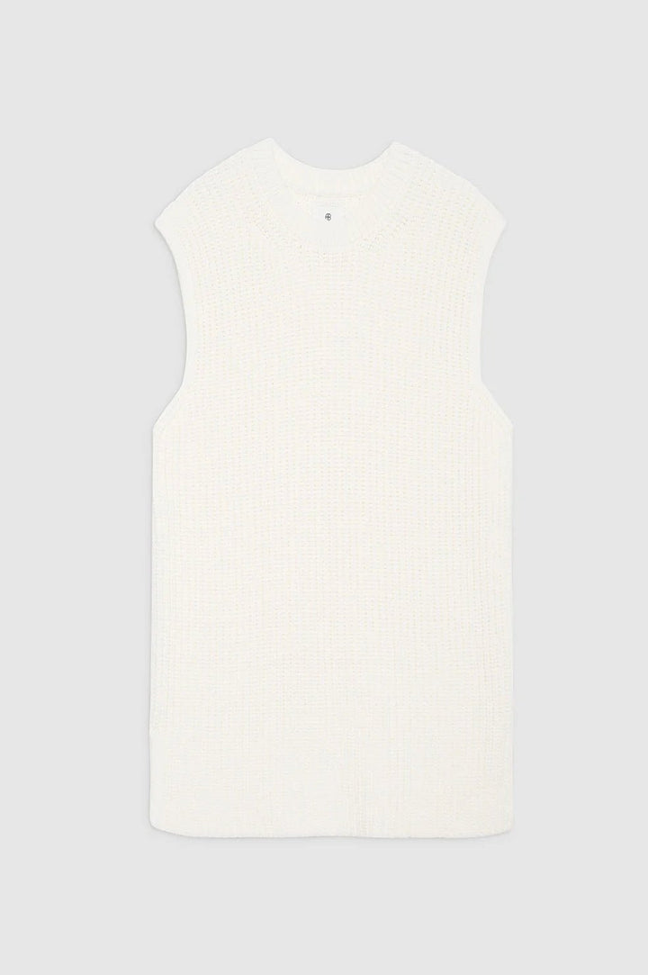 Anine Bing - Ivory Oliver Sweater Vest - Kalifornia Jean Bar