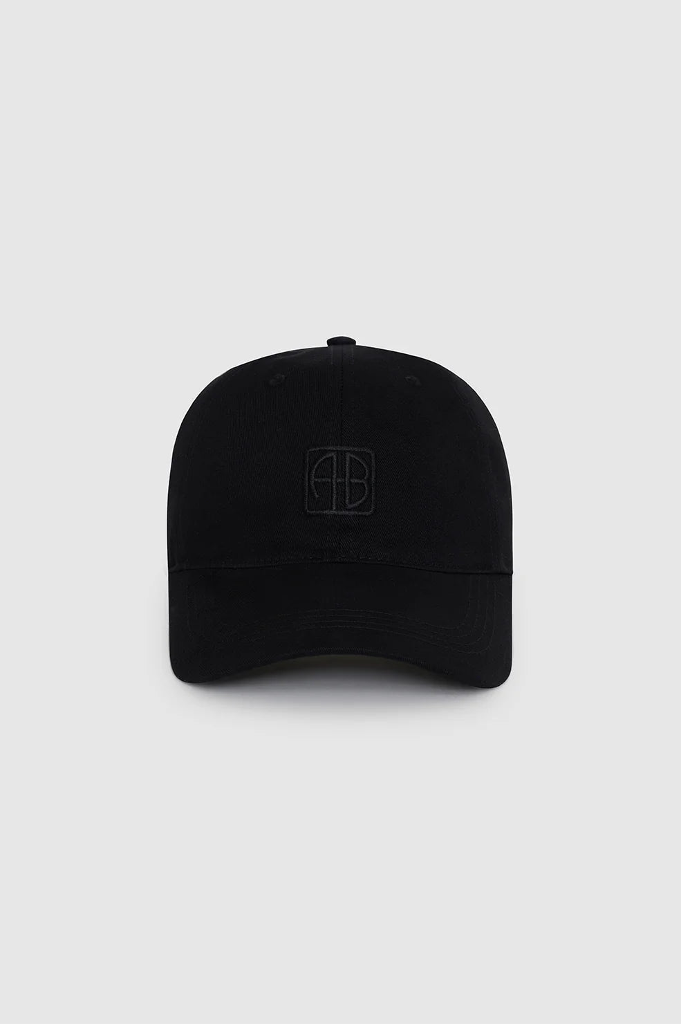 Anine Bing - Jeremy Monogram Baseball Cap in Black - Kalifornia Jean Bar