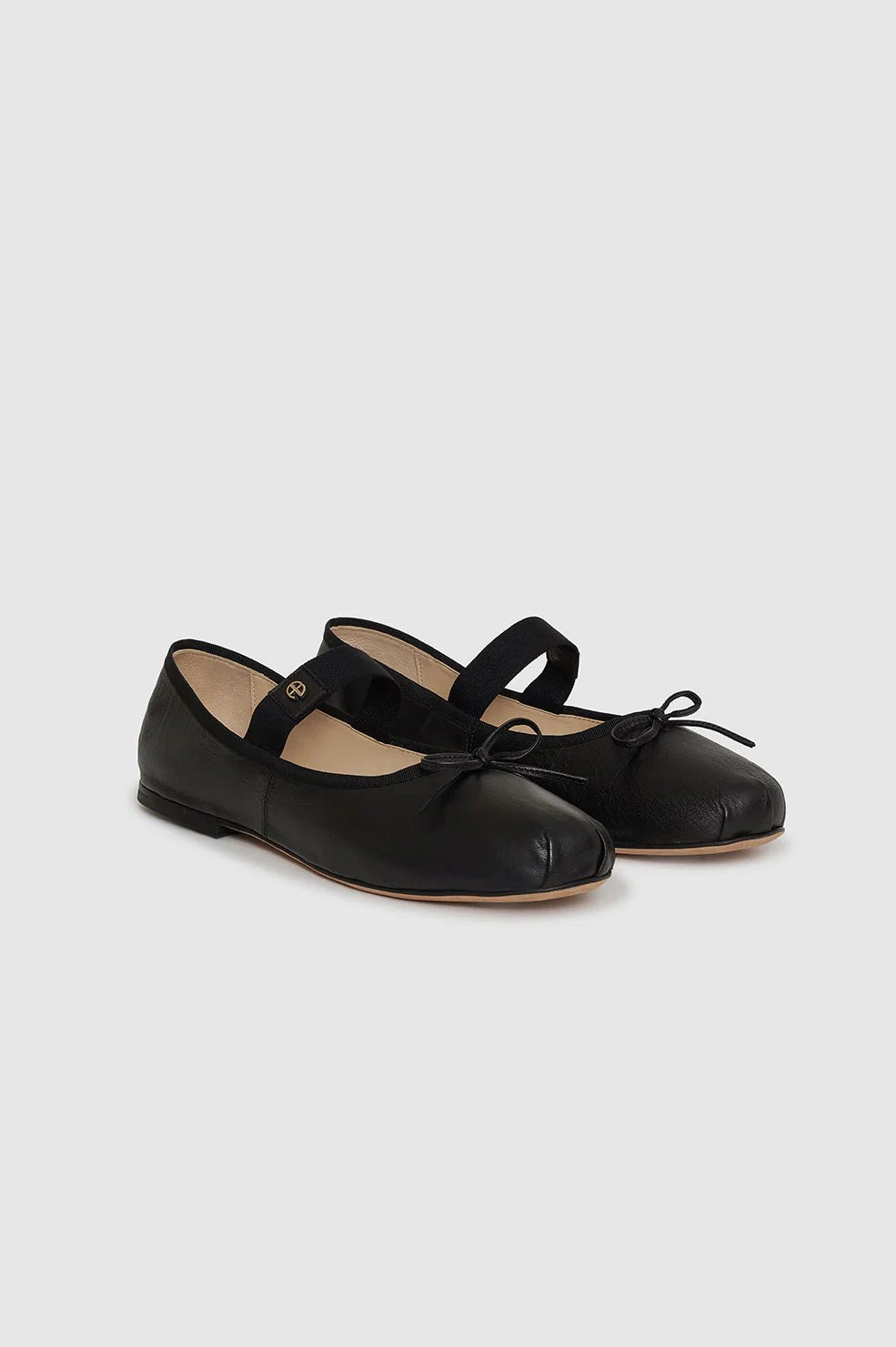 Anine Bing - Jolie Flats in Black - Kalifornia Jean Bar