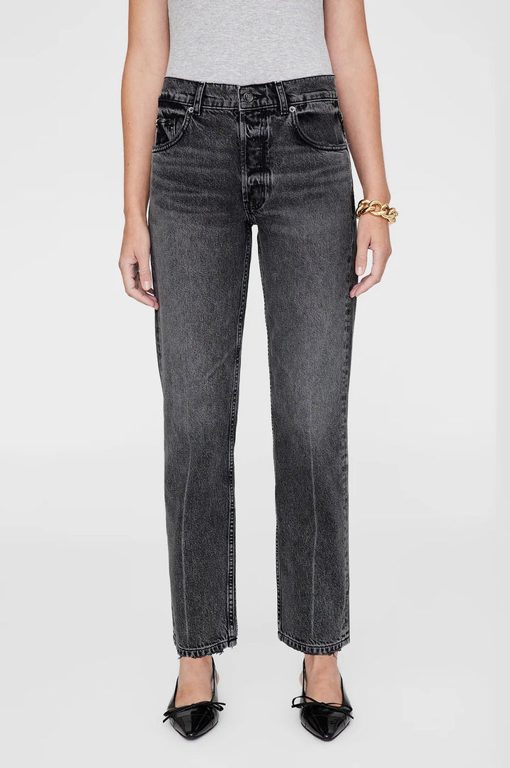 Anine Bing - Kate Jean in Steel Grey - Kalifornia Jean Bar