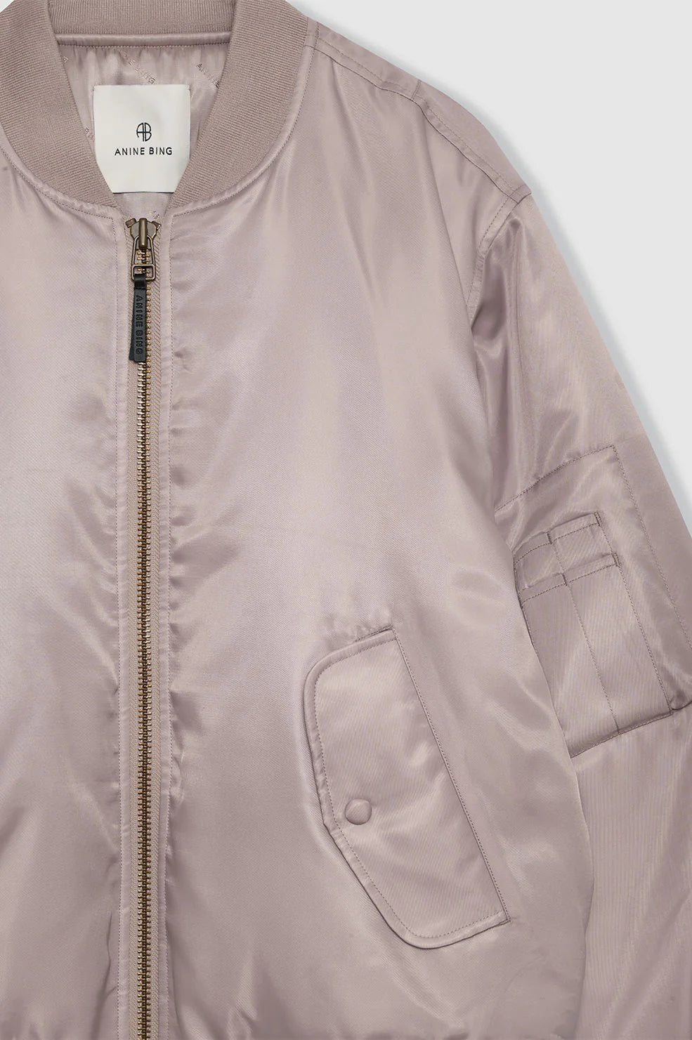 Anine Bing - Leon Bomber in Champagne - Kalifornia Jean Bar