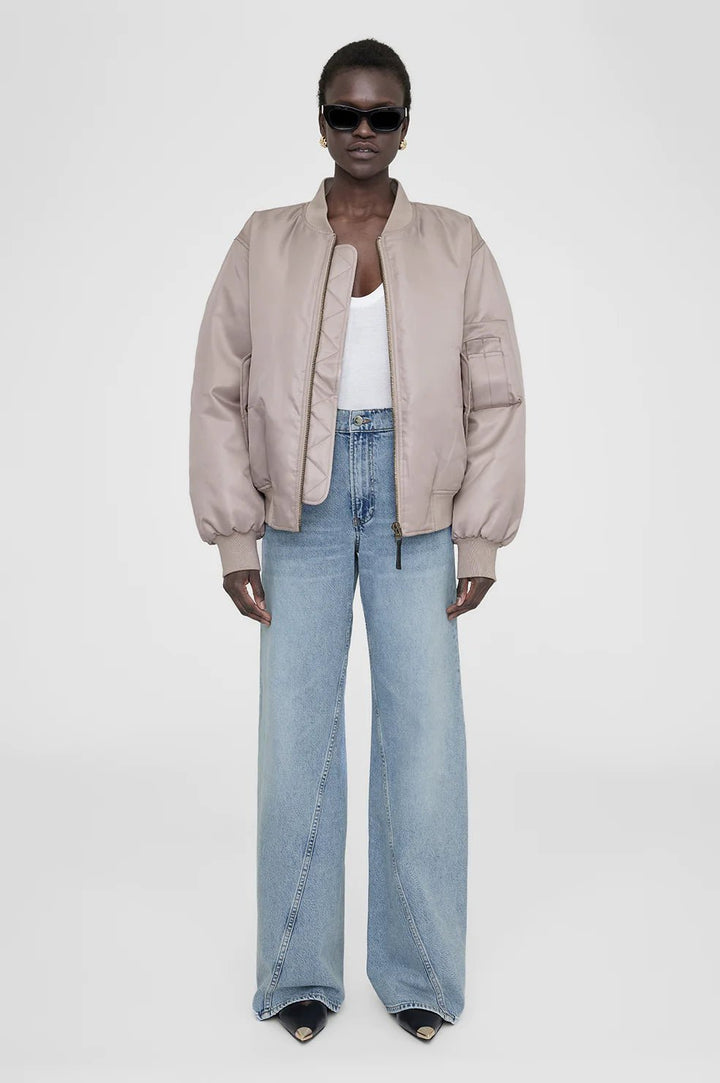 Anine Bing - Leon Bomber in Champagne - Kalifornia Jean Bar