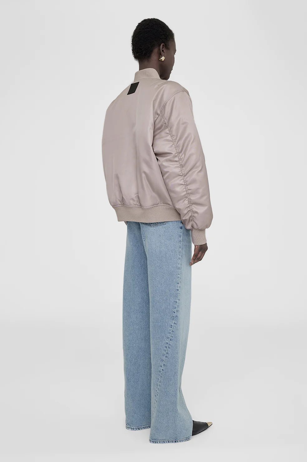 Anine Bing - Leon Bomber in Champagne - Kalifornia Jean Bar