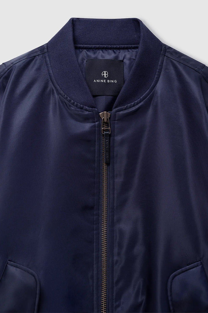 Anine Bing - Leon Bomber Midnight Blue - Kalifornia Jean Bar