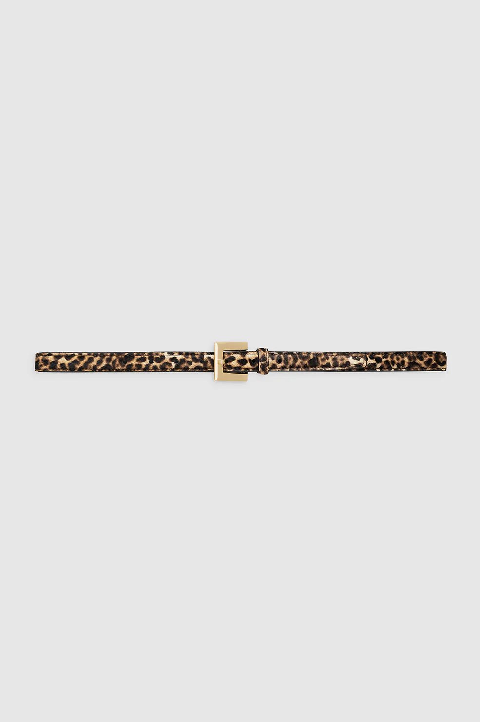 Anine Bing - Leopard Calf Hair Nicola Belt - Kalifornia Jean Bar