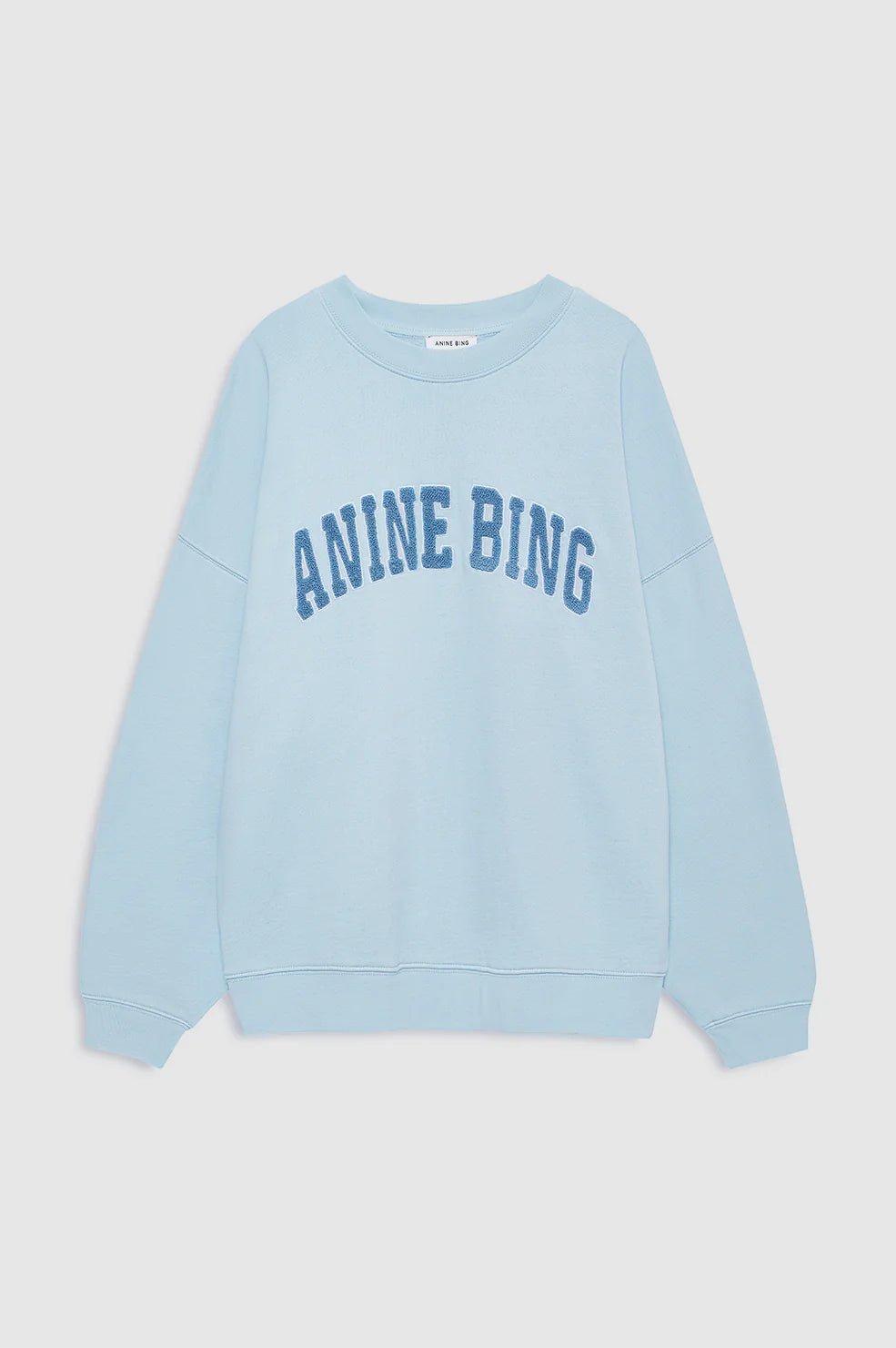 Anine Bing - Miles Sweatshirt - Pale Blue - Kalifornia Jean Bar