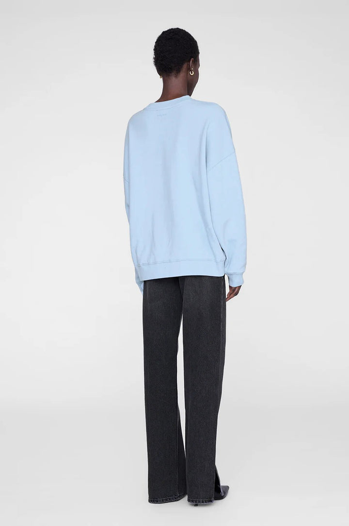 Anine Bing - Miles Sweatshirt - Pale Blue - Kalifornia Jean Bar