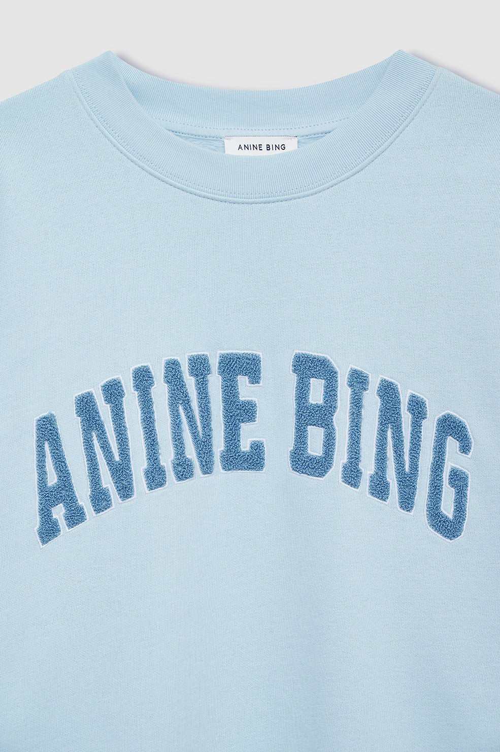 Anine Bing - Miles Sweatshirt - Pale Blue - Kalifornia Jean Bar