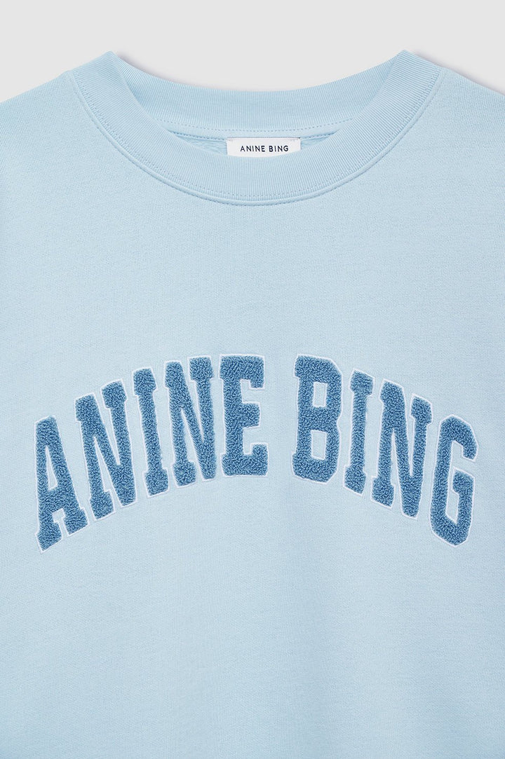 Anine Bing - Miles Sweatshirt - Pale Blue - Kalifornia Jean Bar