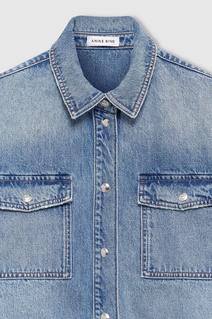 Anine Bing - Paxton Shirt Balton Blue - Kalifornia Jean Bar