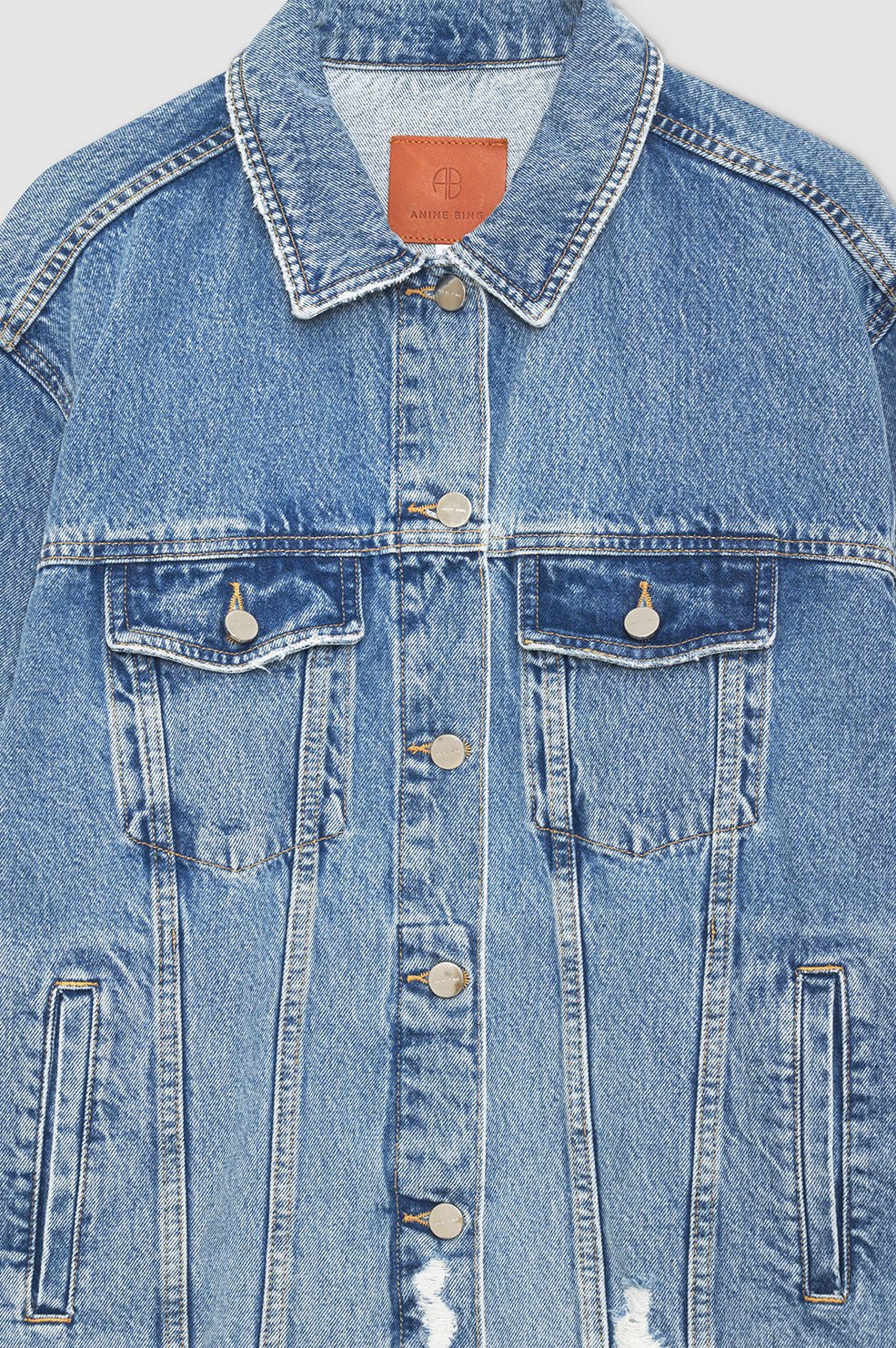 Anine Bing - Rory Denim Jacket in Vintage Blue - Kalifornia Jean Bar