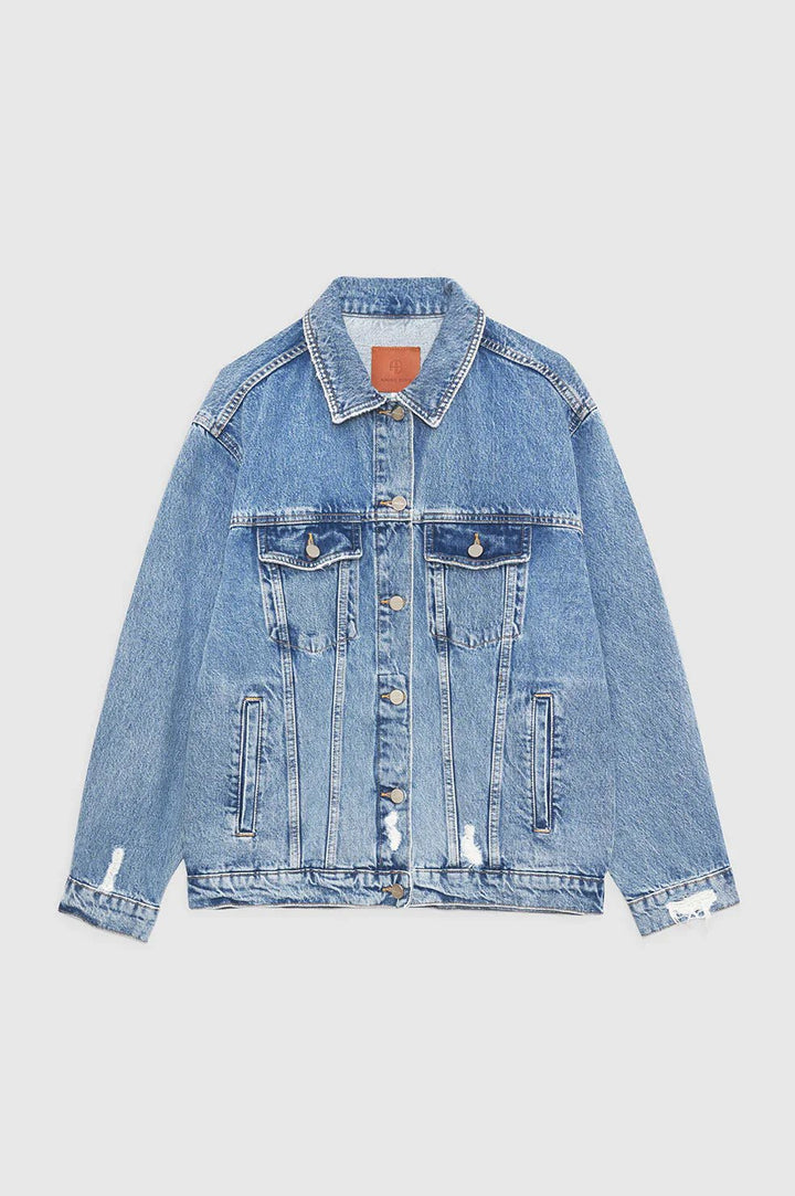 Anine Bing - Rory Denim Jacket in Vintage Blue - Kalifornia Jean Bar