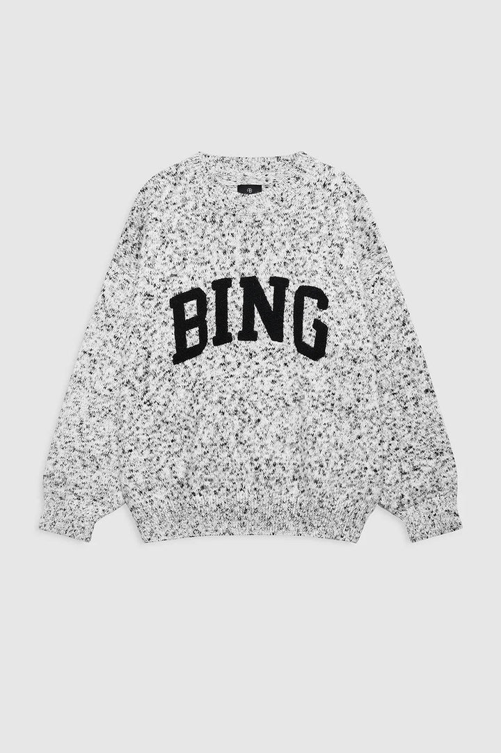 Anine Bing - Sydney Crew Marled White - Kalifornia Jean Bar
