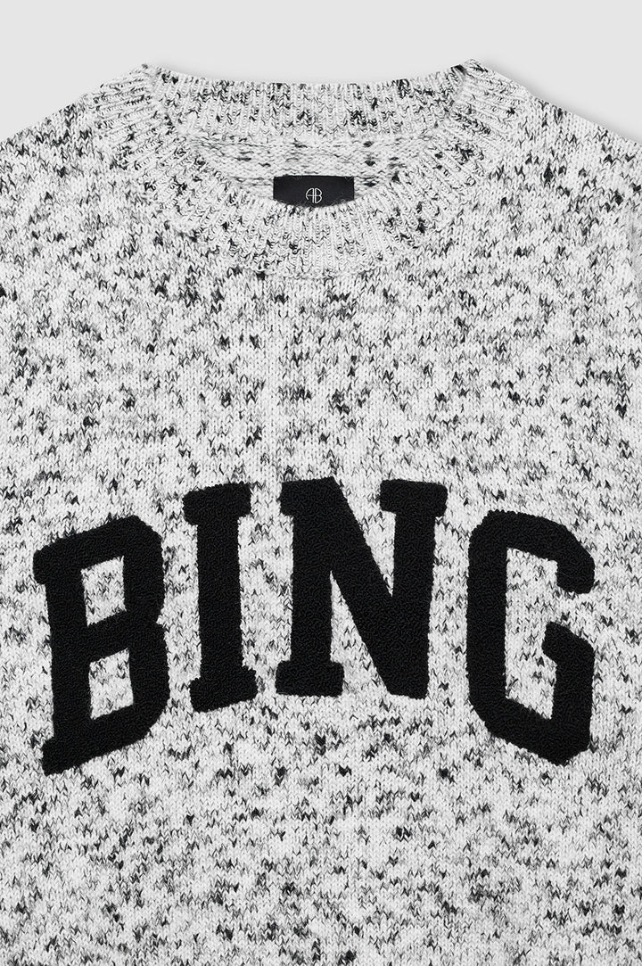 Anine Bing - Sydney Crew Marled White - Kalifornia Jean Bar