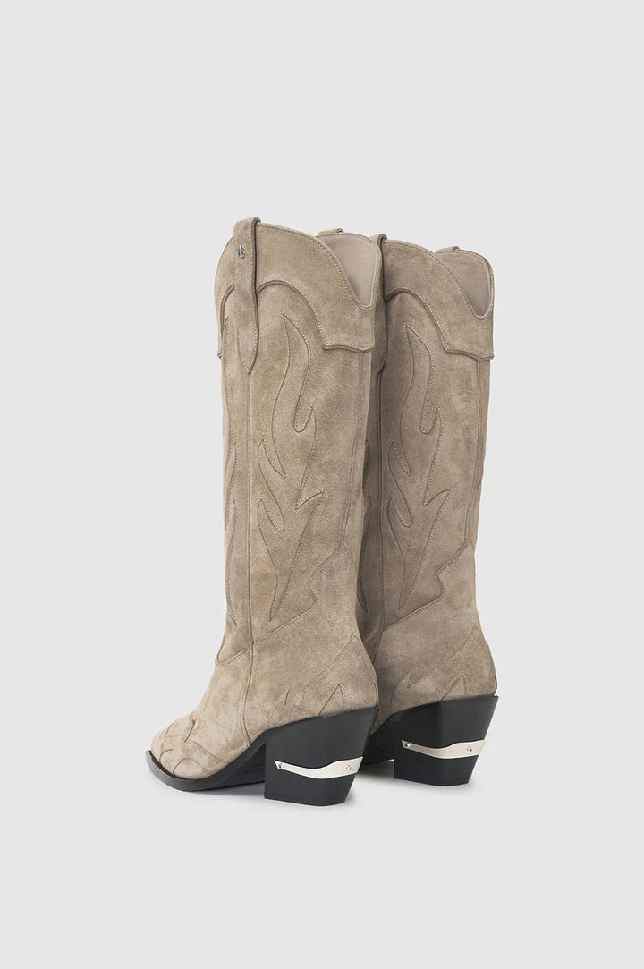 Anine Bing - Taupe Western Tania Boot - Kalifornia Jean Bar