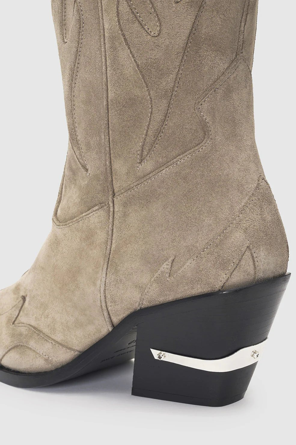 Anine Bing - Taupe Western Tania Boot - Kalifornia Jean Bar