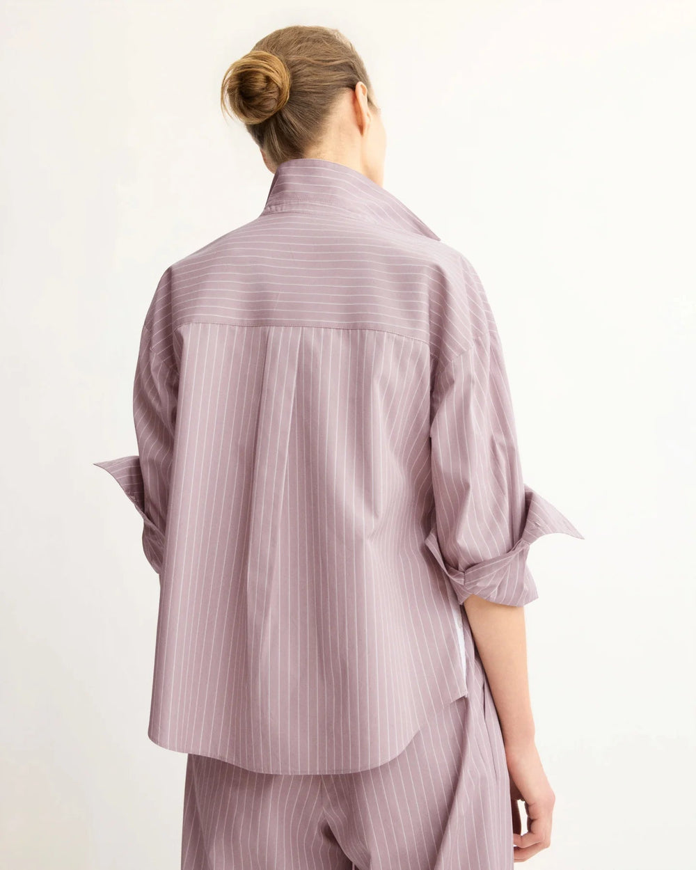 Arlo Mott - Rose Stripe Watts Side Button Shirt - Kalifornia Jean Bar
