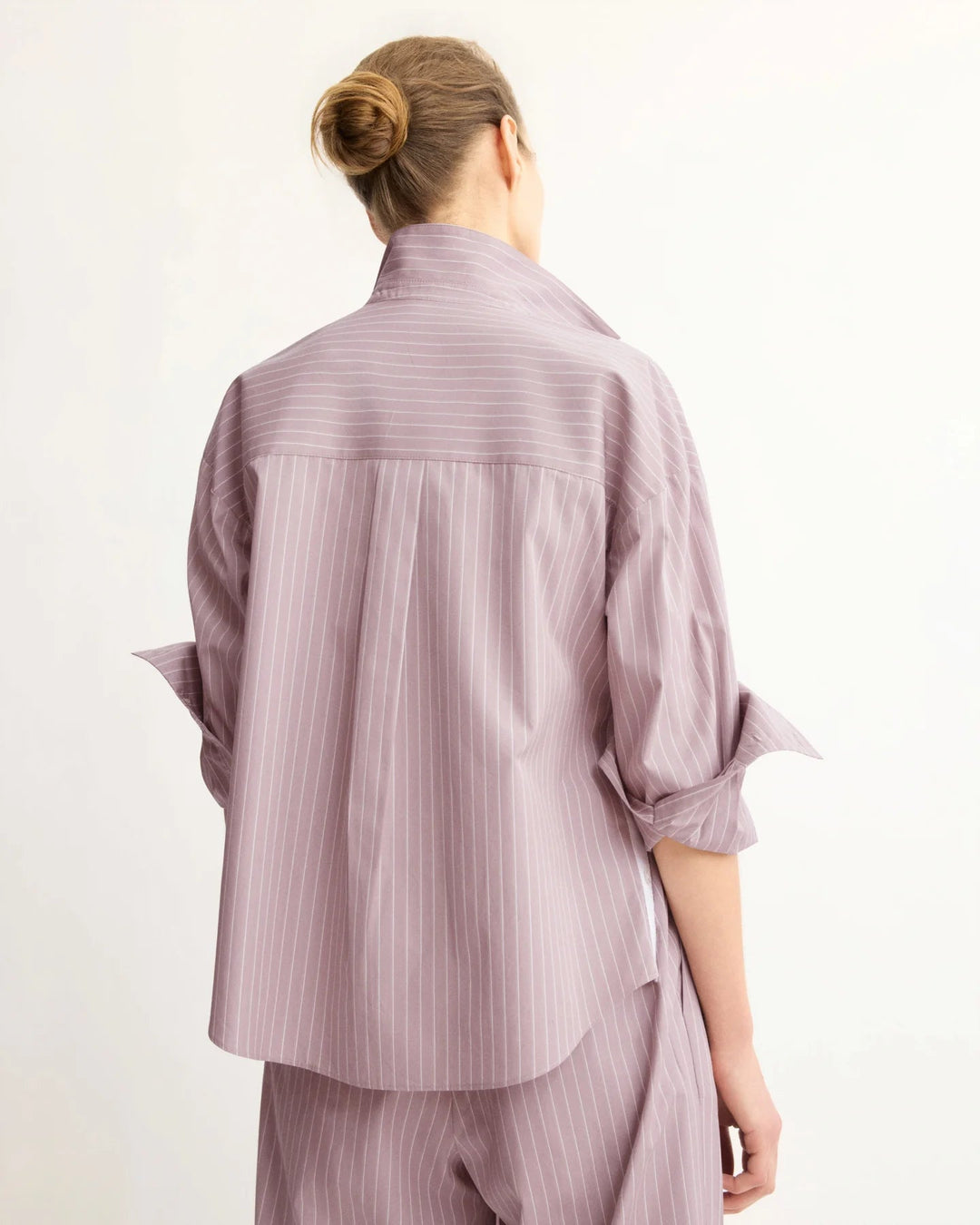 Arlo Mott - Rose Stripe Watts Side Button Shirt - Kalifornia Jean Bar
