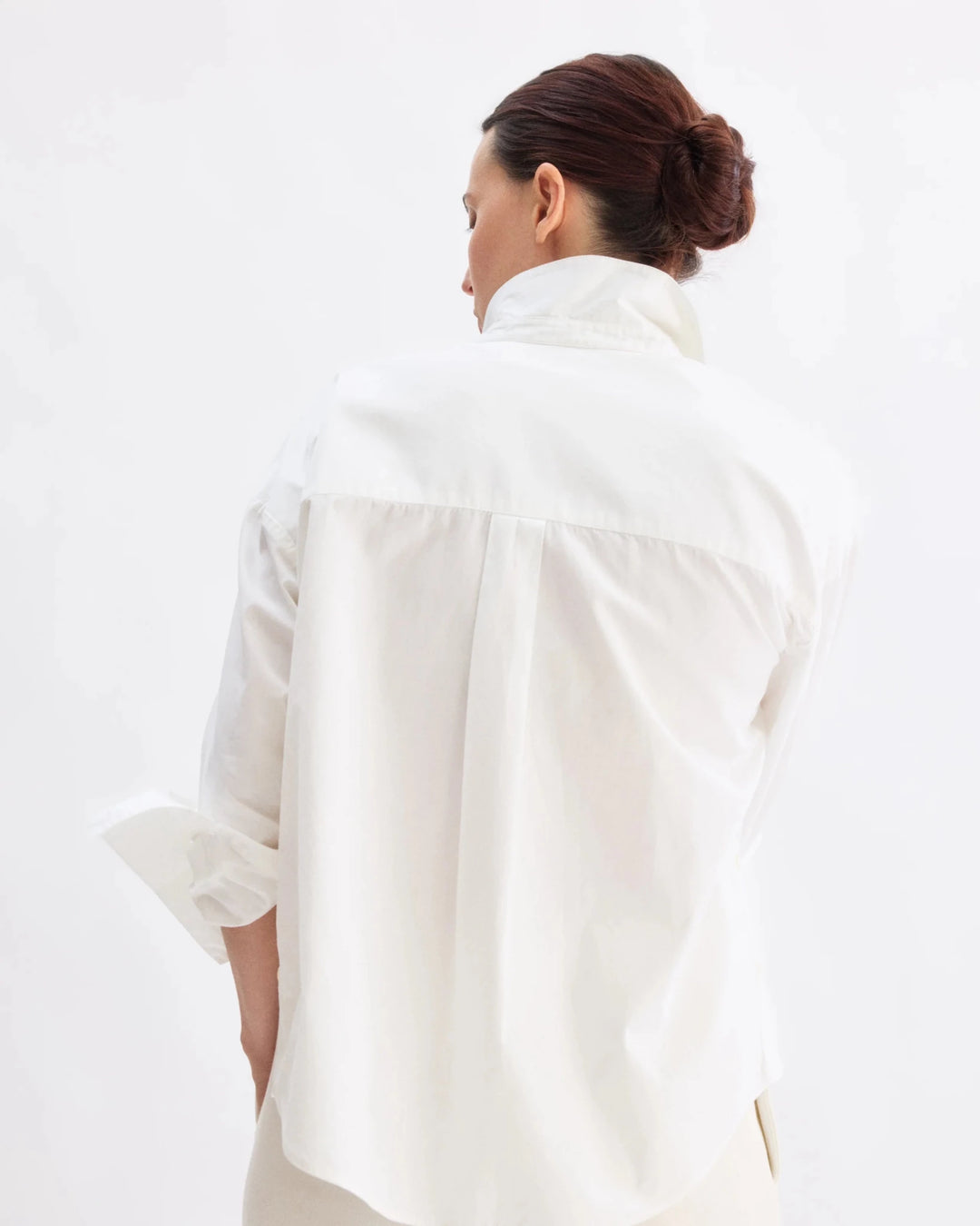 Arlo Mott - White Watts Side Button Shirt - Kalifornia Jean Bar